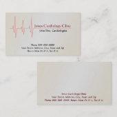 心臓学医の名刺 名刺 (正面/裏面)