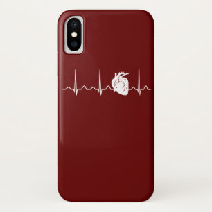 心臓学医の心拍 iPhone X ケース