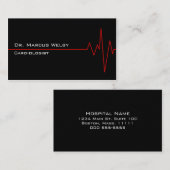 心臓学医 名刺 (正面/裏面)