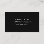 心臓学医 名刺 (裏面)