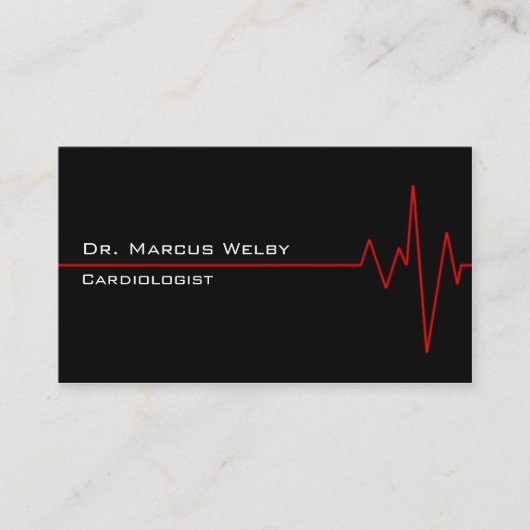 心臓学医 名刺 (正面)