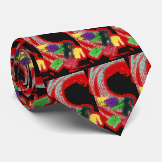 心臓学医EKGは黒の人のタイをケーブルで通信します ネクタイ (ロール)