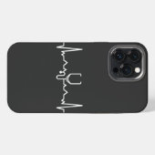 心臓専門医と心電図 iPhoneケース (裏面横)