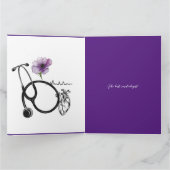 "心臓専門医に拍手" カード (内部)