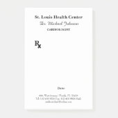 心臓専門医の処方箋 ポストイット (正面)