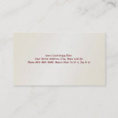 心臓専門医の名刺 名刺 (裏面)