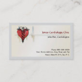 心臓専門医の名刺 名刺 (正面)