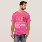 心臓専門医の定義ハート医師Gr Tシャツ (正面フル)