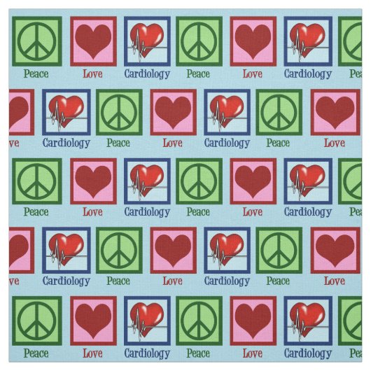 心臓専門医の平和愛心臓学 ファブリック (見本)