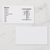 心臓専門医は流れに合う（循環） 名刺 (正面/裏面)