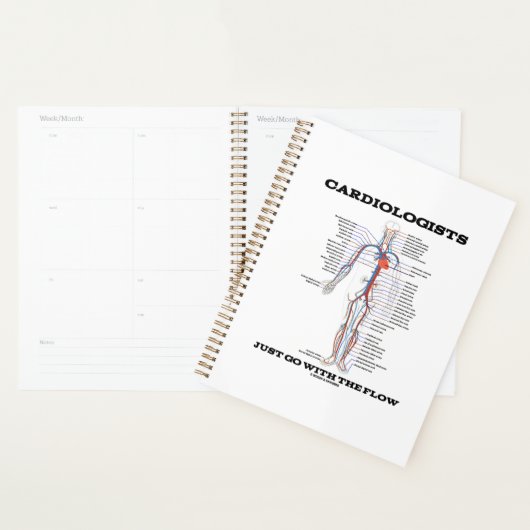 心臓専門医は流れの循環と一緒に行く プランナー手帳 (ディスプレー)