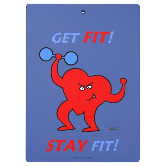 心臓専門医または心臓科ナース パーソナライズされた クリップボード (裏面)