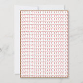 心臓専門医ドクター卒業パーティー招待状 招待状 (裏面)