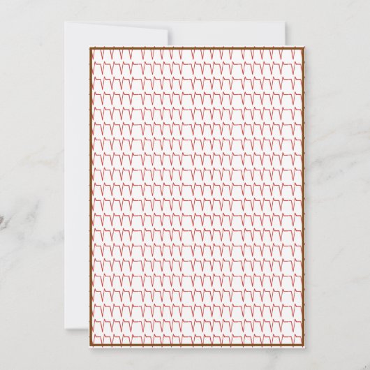 心臓専門医ドクター卒業パーティー招待状 招待状 (裏面)