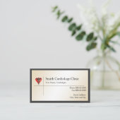 心臓専門医名刺 名刺 (スタンド正面)