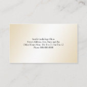 心臓専門医名刺 名刺 (裏面)