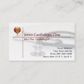 心臓専門医名刺 名刺 (正面)