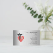 心臓専門医名刺 名刺 (スタンド正面)