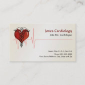心臓専門医名刺 名刺 (正面)