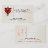 心臓専門医名刺 名刺 (正面/裏面)