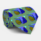 心臓専門医抽象芸術タイQRSデザイン ネクタイ (ロール)