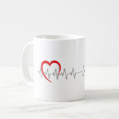 心臓専門医 コーヒーマグカップ (正面左)