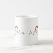 心臓専門医 コーヒーマグカップ (中央)