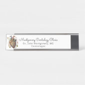 心臓専門医 デスクネームプレート (正面)