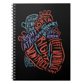 心臓専門医 解剖学 医師 医学 生物学 ノートブック (正面)