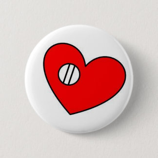 心臓弁ボタン 缶バッジ