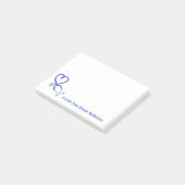 心臓形パーソナライズされたの聴診器ナース、医師 ポストイット (アングル)