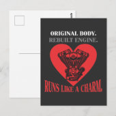 心臓手術からの回復 オープンハートサージェリー リカバリー作戦 ポストカード (正面/裏面)