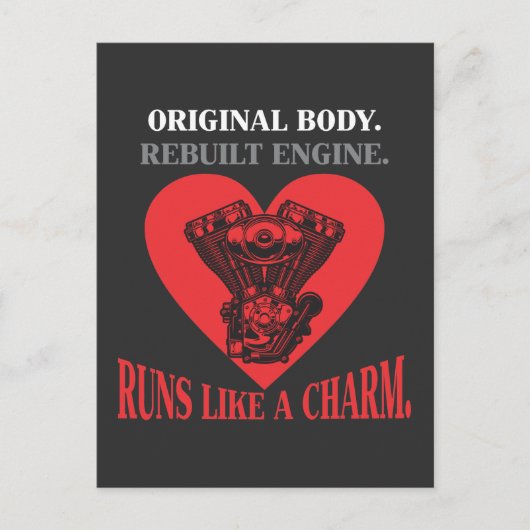 心臓手術からの回復 順調に回復中 ポストカード (正面)