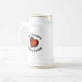 心臓手術の生存者 ビールジョッキ (正面左)