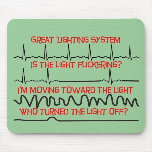 心臓照明装置 --心臓ナースのギフト マウスパッド (正面)