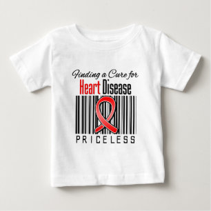 心臓病のための治療を貴重見つけます ベビーTシャツ