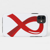 心臓病の赤いリボン3 Case-Mate iPhoneケース (裏面(横))