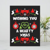 心臓病クリスマス医療スタッフのギフト (スタンド正面)