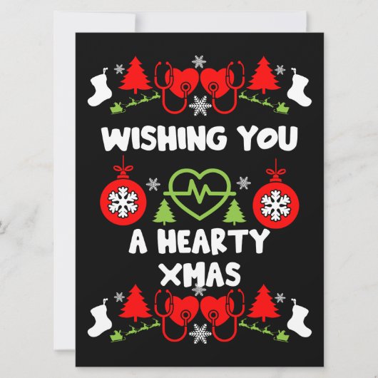 心臓病クリスマス医療スタッフのギフト (正面)