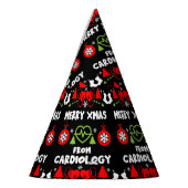 心臓病クリスマス医療スタッフのギフト パーティーハット (左)
