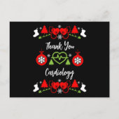 心臓病クリスマス医療スタッフのギフト ポストカード (正面)