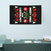 心臓病クリスマス医療スタッフのギフト 横断幕 (トレードショー)