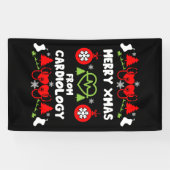 心臓病クリスマス医療スタッフのギフト 横断幕 (横)