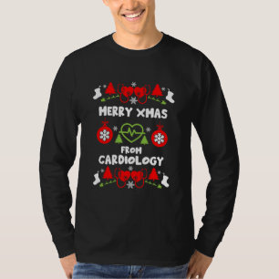 心臓病クリスマス医療スタッフのギフト Tシャツ