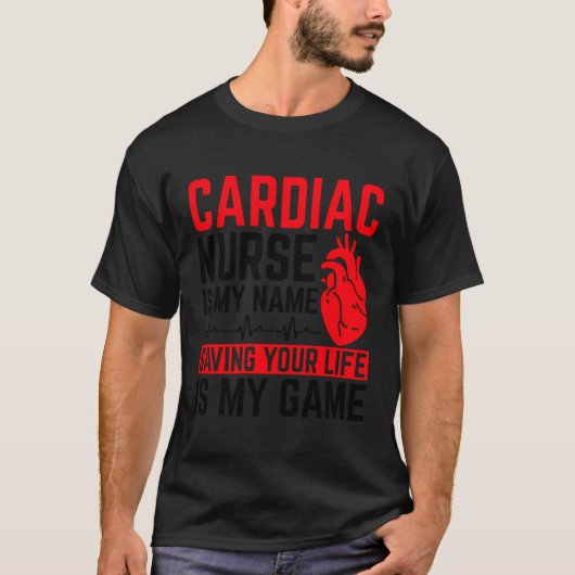 心臓病ナース Tシャツ (正面)