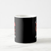 心臓病レッドリボン 心臓病啓発 _ コーヒーマグカップ (中央)