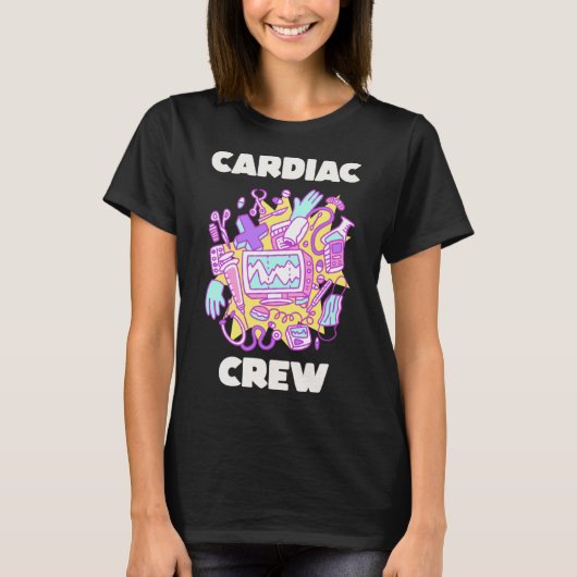 心臓病乗務員ハッピー・ドクターデー Tシャツ (正面)