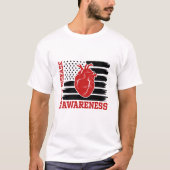 心臓病啓発 Tシャツ (正面)