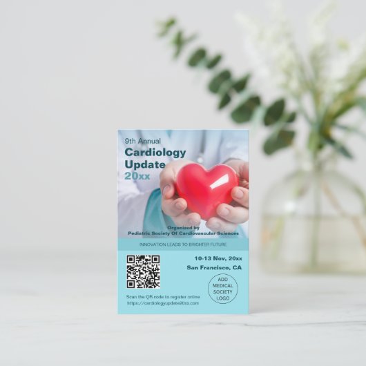 心臓病学会 名刺 (スタンド正面)