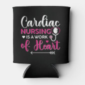 心臓病専門医ハートビート心臓病ナース 缶クーラー (正面)